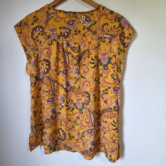 EUC LIKE NEW ZAC & RACHEL PETITE FLORAL PAISLEY PRINT TOP SIZE PETITE LARGE - Picture 3 of 15